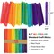 CraftySticks Colored Wood Craft Sticks 4.5 Inch, Red Orange Yellow Green Blue Purple White Black Pink Brown Popsicle Sticks